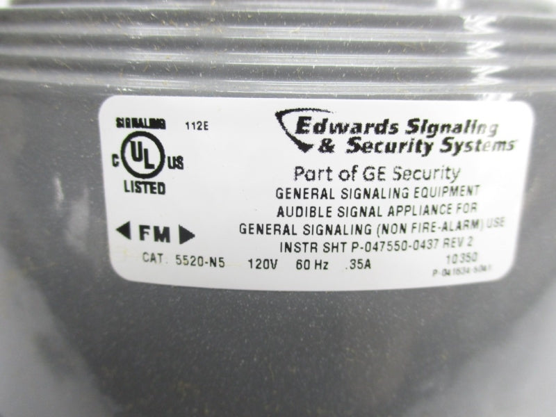 EDWARDS 5520-N5 120V .35A UNMP