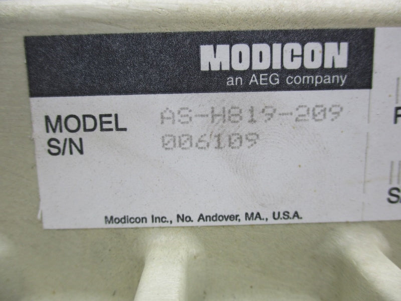 MODICON AS-H819-209 NSNP