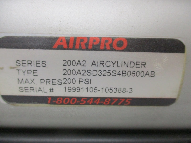 AIRPRO 200A2SD325S4B0600AB 200PSI NSNP