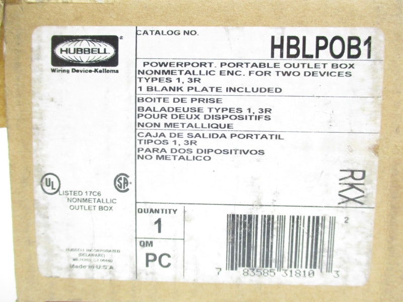 HUBBELL HBLPOB1 NSMP