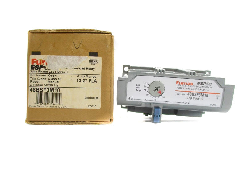 FURNAS 48BSF3M10 SER. B 600VAC 13-27A NSMP