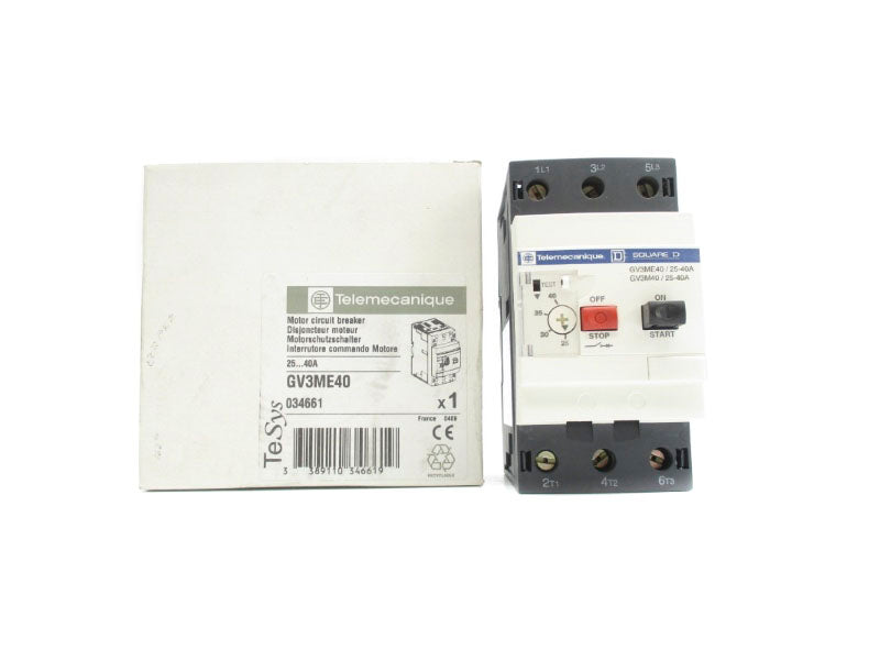 TELEMECANIQUE GV3ME40 600V 25-40A NSMP