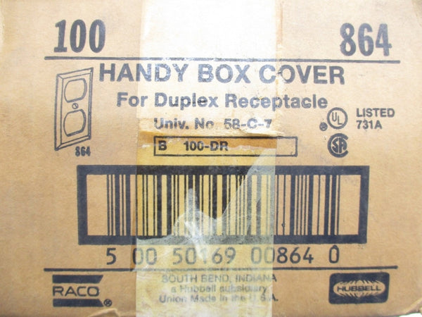 HUBBELL 864 (PKG OF 100) NSMP