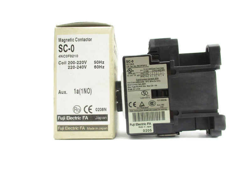 FUJI ELECTRIC 4NC0F0210 SC-0  220-220/220-240V NSMP