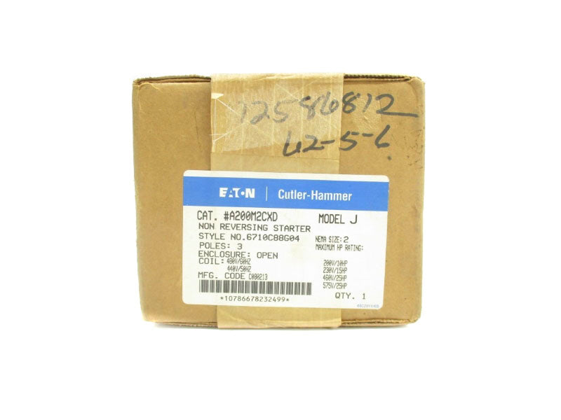 CUTLER HAMMER A200M2CXD 440/480V NSFS