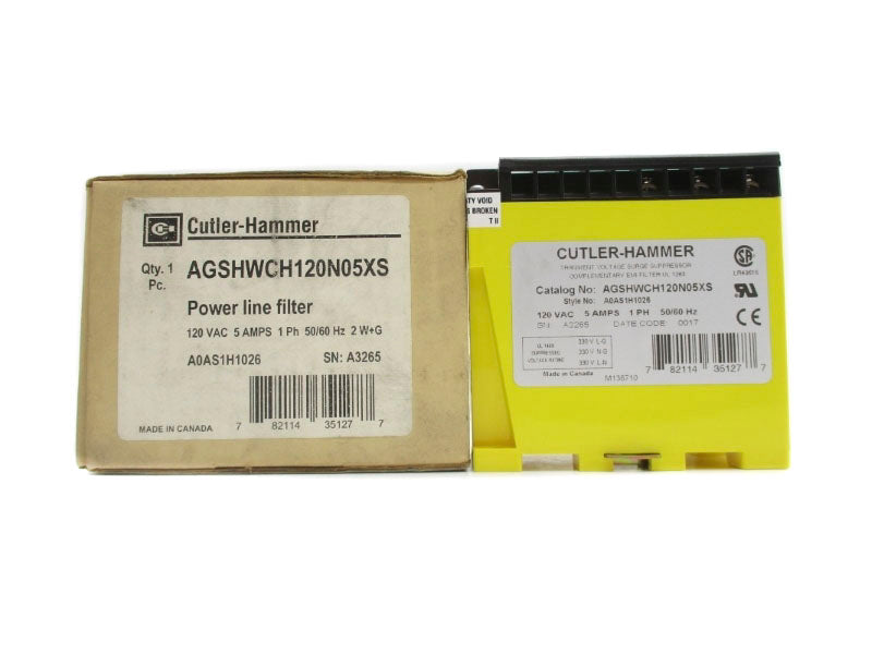 CUTLER HAMMER AGSHWCH120N05XS 120VAC 5A NSMP