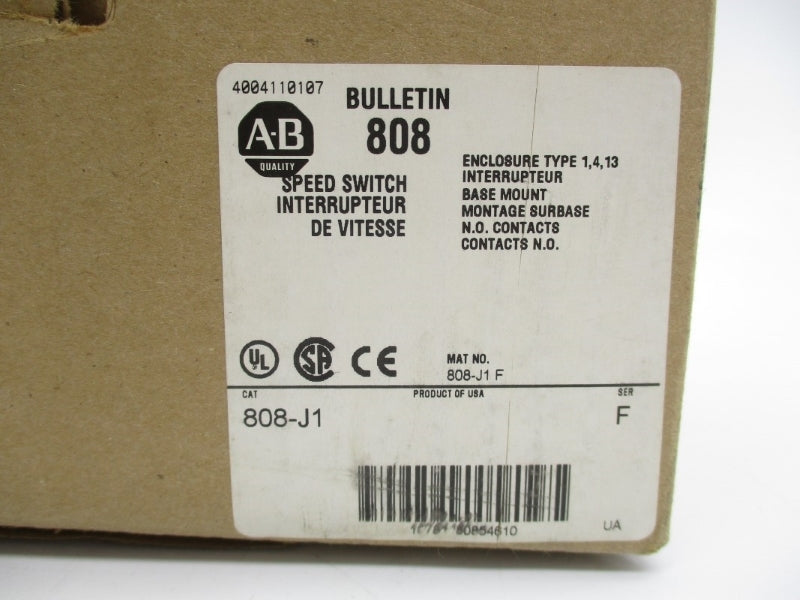 ALLEN BRADLEY 808-J1 SER. F (BR/WH) NSFS