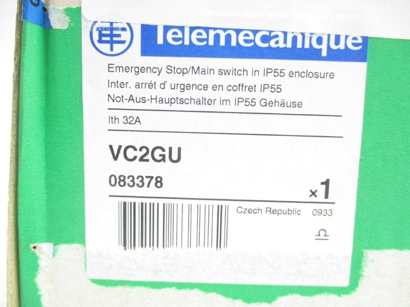 TELEMECANIQUE VC2GU 600V 32A NSMP
