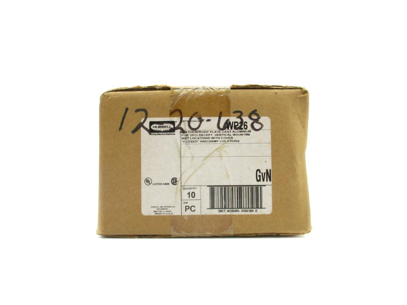 HUBBELL WP26 (PKG OF 10) NSFS