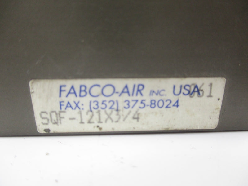 FABCO AIR SQF-121X3/4 NSNP