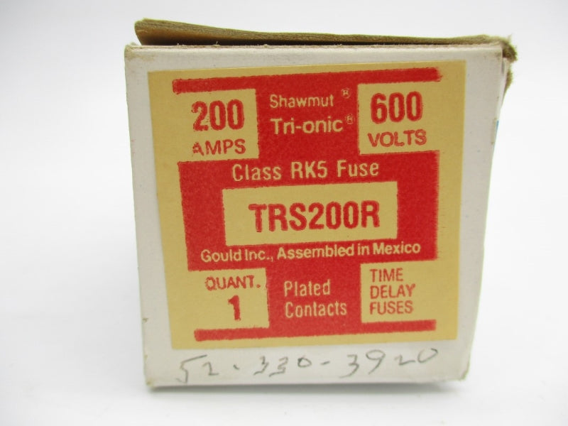 GOULD SHAWMUT TRS200R 600VAC 200A NSMP