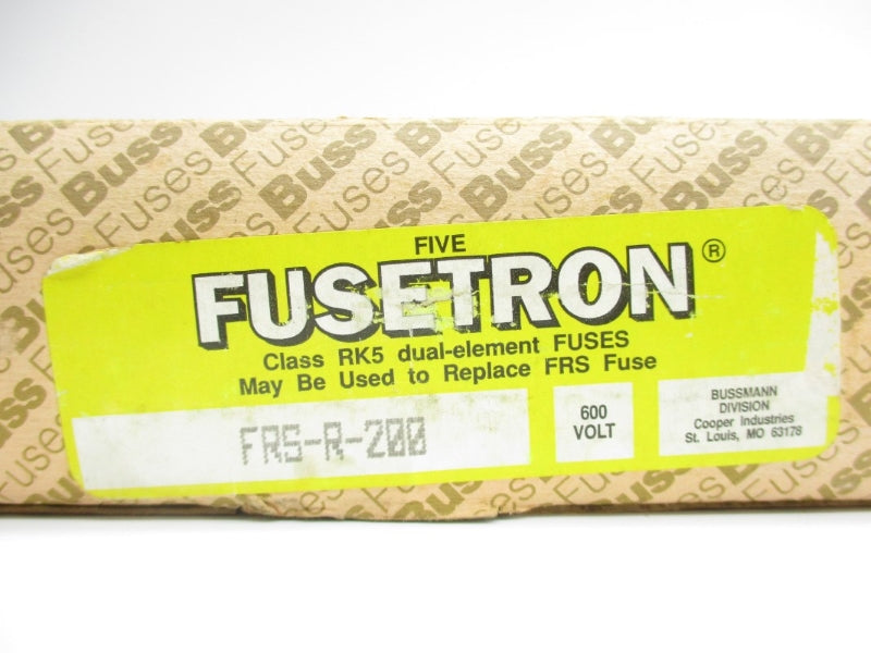 BUSSMANN FRS-R-200 600V 200A (PKG OF 5) (YL/PK) NSMP