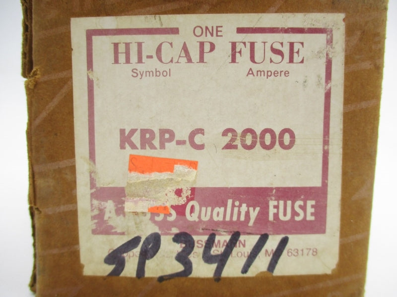 BUSSMANN KRP-C-2000 600VAC 2000A NSMP