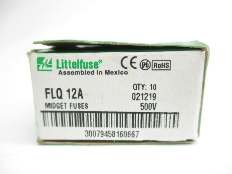 LITTELFUSE FLQ12A 500VAC 12A (PKG OF 10) NSMP