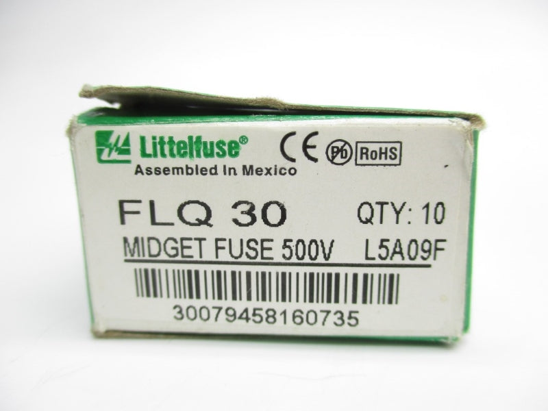 LITTELFUSE FLQ30 500VAC 30A (PKG OF 10) (GREEN) NSMP