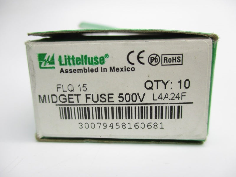 LITTELFUSE FLQ15 500VAC 15A (PKG OF 10) NSMP