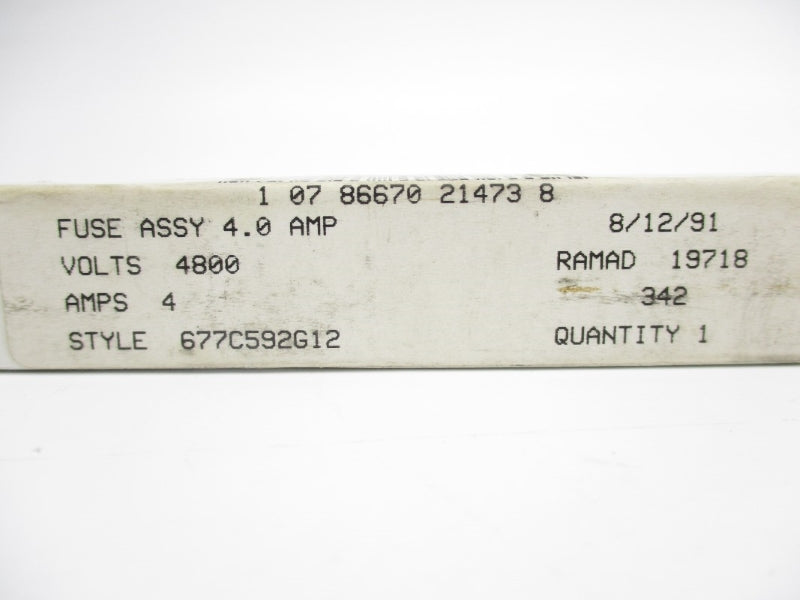 WESTINGHOUSE CLE-PT 677C592G12 4A NSMP