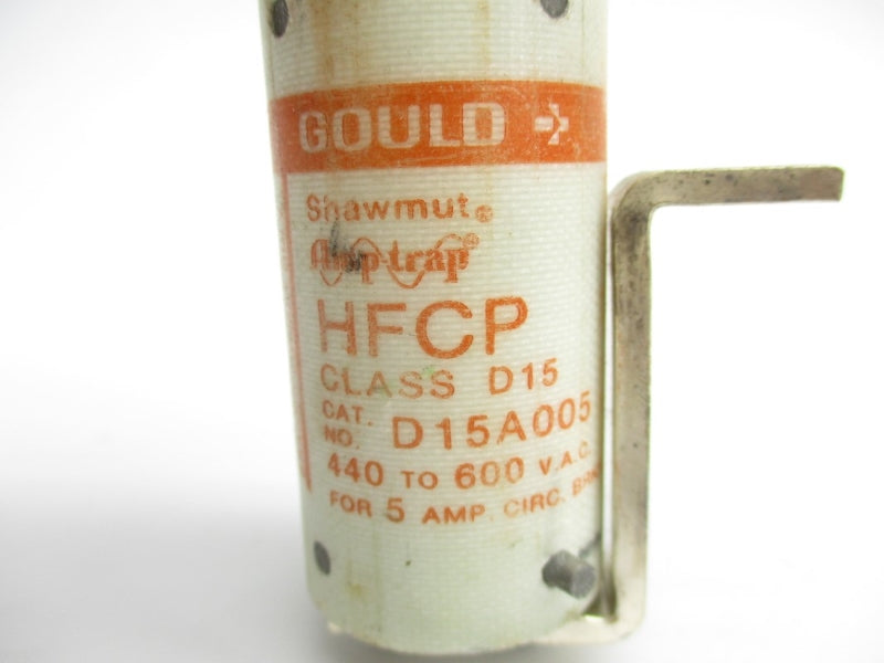 GOULD SHAWMUT D15A005 HFCP 440-600VAC 5A NSNP