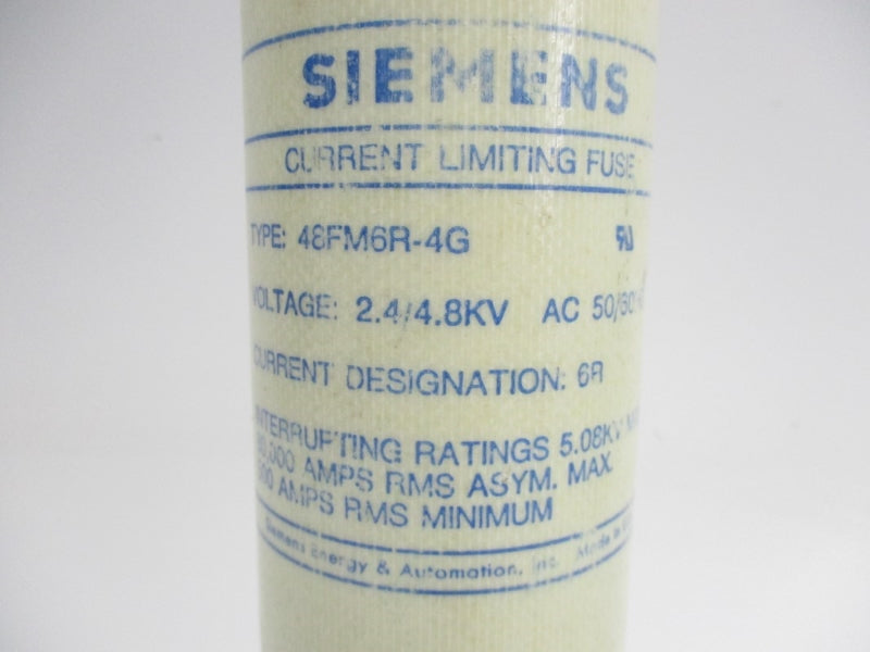SIEMENS 48FM6R-4G 2.4/4.8KVAC 4A NSNP