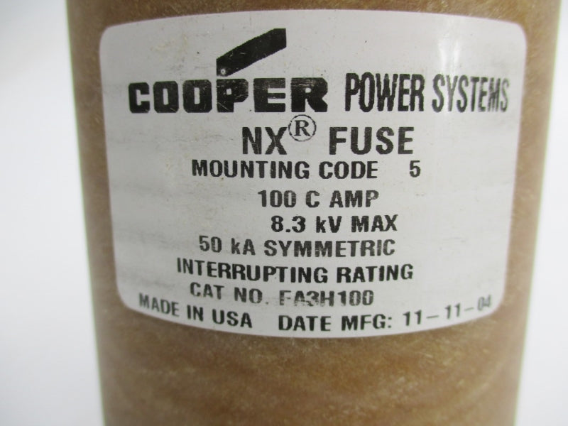 COOPER FA3H100 8.3KV 100A NSNP