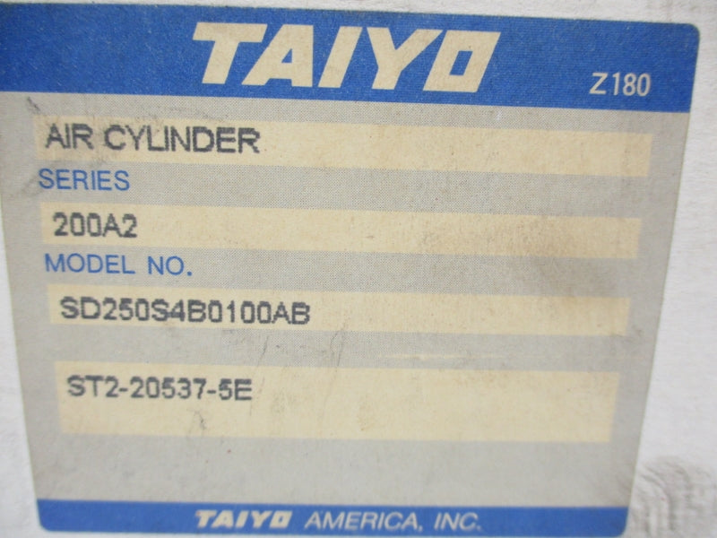 TAIYO 200A2SD250S4B0100AB 200PSI NSMP