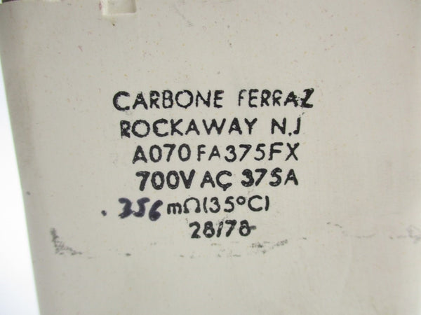 CARBONE FERRAZ A070FA375FX 700VAC 375A NSNP