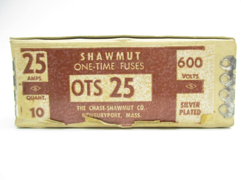 SHAWMUT OTS25 600VAC 25A (PKG OF 10) NSMP
