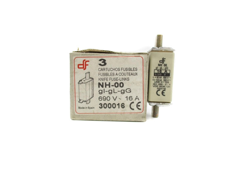 DF NH-00 690VAC 16A (PKG OF 3) NSMP