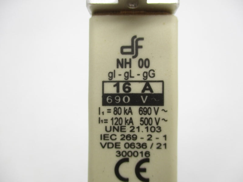 DF NH-00 690VAC 16A (PKG OF 3) NSMP