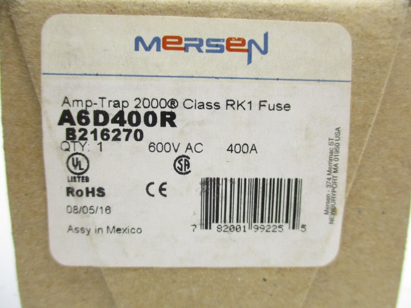 MERSEN A6D400R 600VAC/DC 400A NSMP