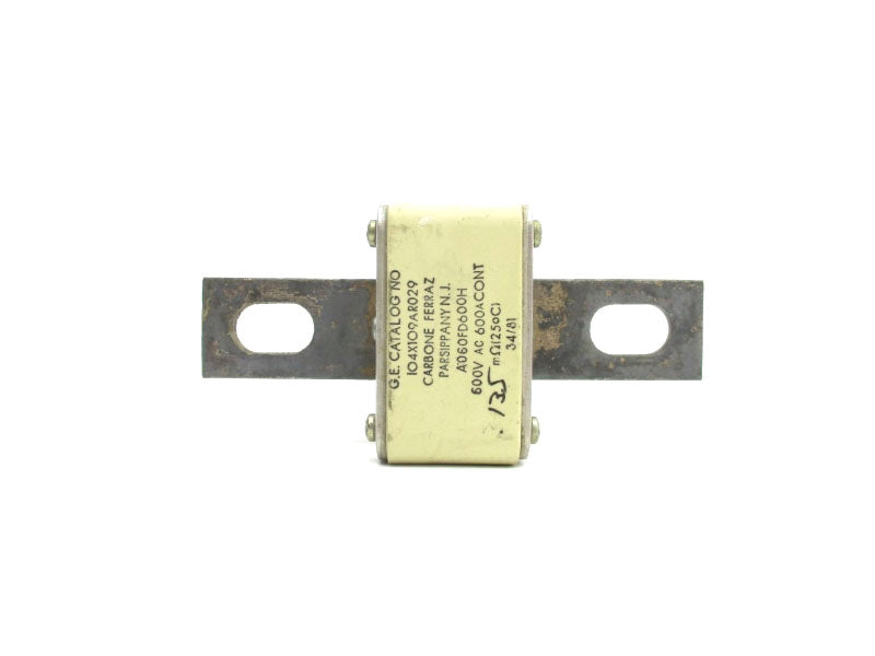GENERAL ELECTRIC 104X109AR029 600VAC 600A NSNP