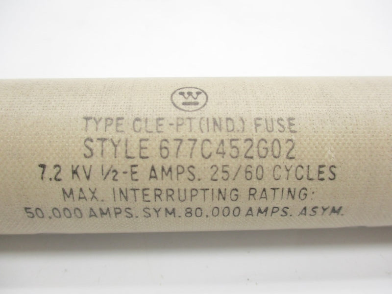 WESTINGHOUSE 677C452G02 7.2KVAC 1/2EA NSNP