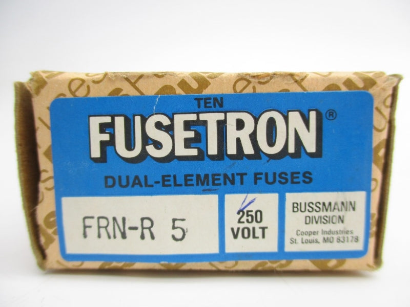BUSSMANN FRN-R5 250VAC 5A (PKG OF 10) NSMP