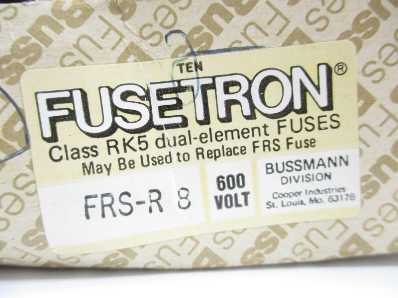 BUSSMANN FRS-R-8 600VAC 8A (PKG OF 10) NSMP