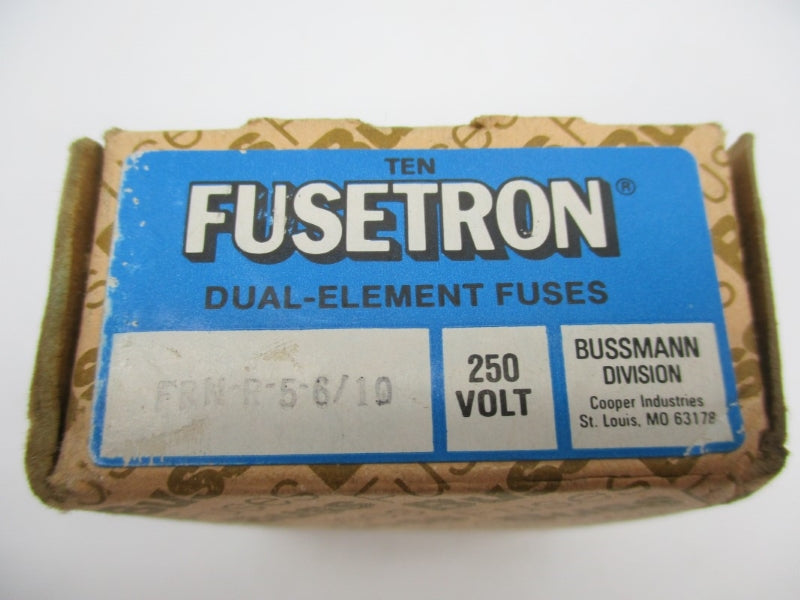 BUSSMANN FRN-R-5-6/10 250VAC 5-6/10A (PKG OF 10) NSMP