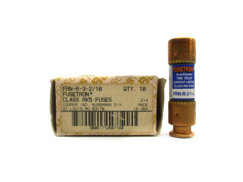 BUSSMANN FRN-R-3-2/10 250VAC 3-2/10A (PKG OF 10) (WH/BL) NSMP