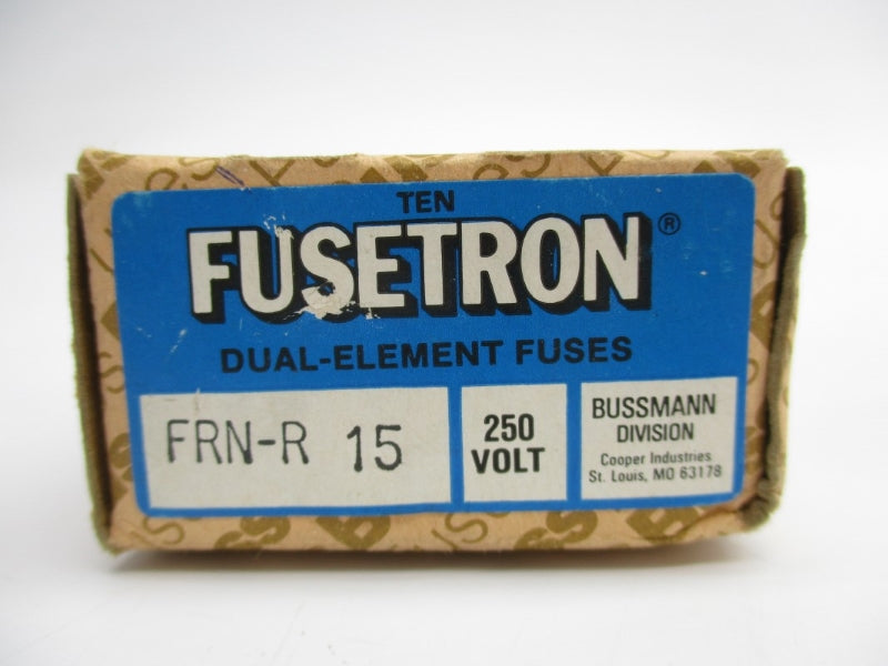 BUSSMANN FRN-R15 250VAC 15A (PKG OF 10) (BR/BL) NSMP