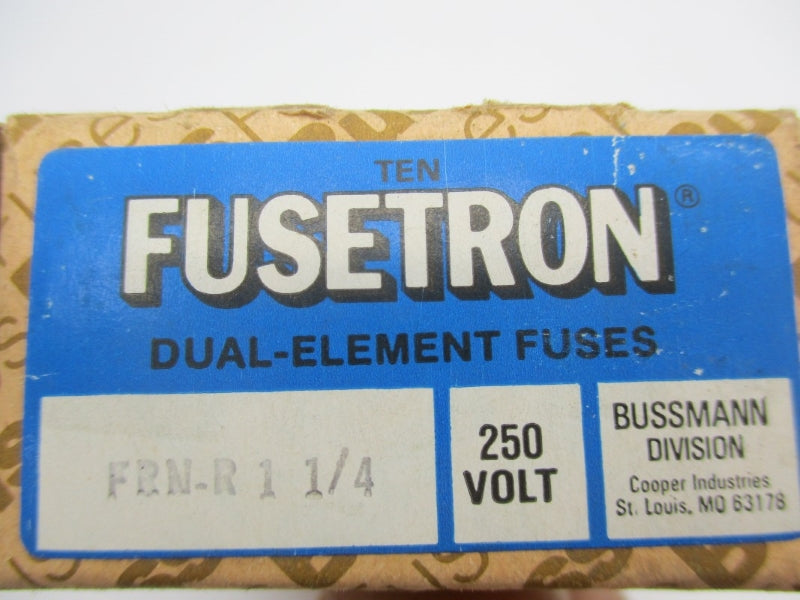 BUSSMANN FRN-R1-1/4 250VAC 1-1/4A (PKG OF 10) NSMP