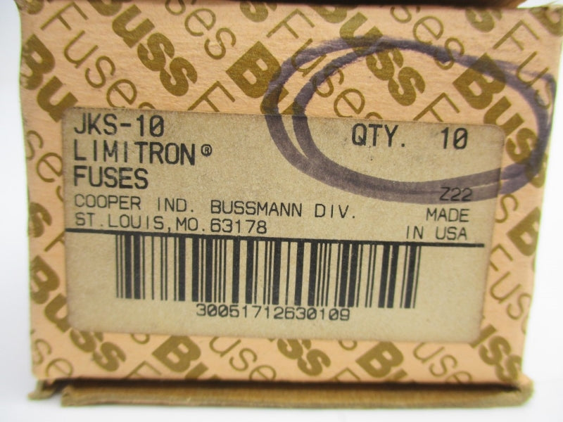 LIMITRON JKS-10 600VAC 10A (PKG OF 10) NSMP