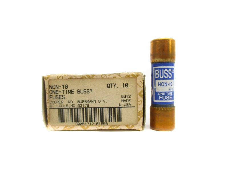 BUSSMANN NON-10 250VAC 10A (PKG OF 10) NSMP