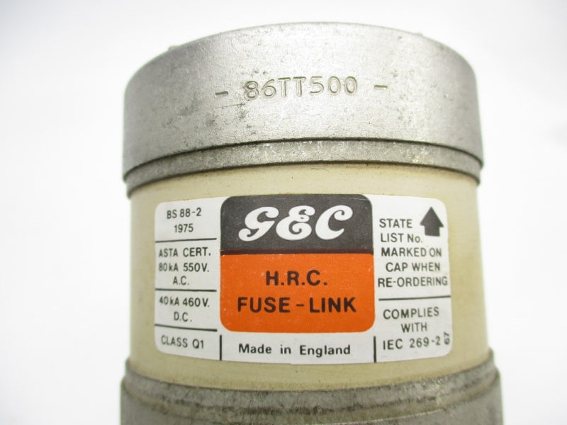 GEC 86TT500 550VAC 500A NSNP