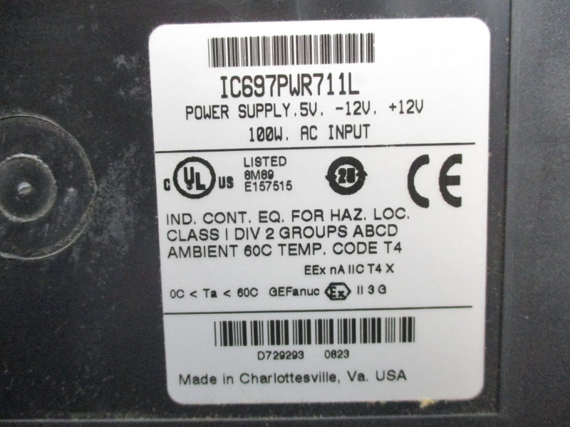 FANUC IC697PWR711L 120/240VAC NSMP