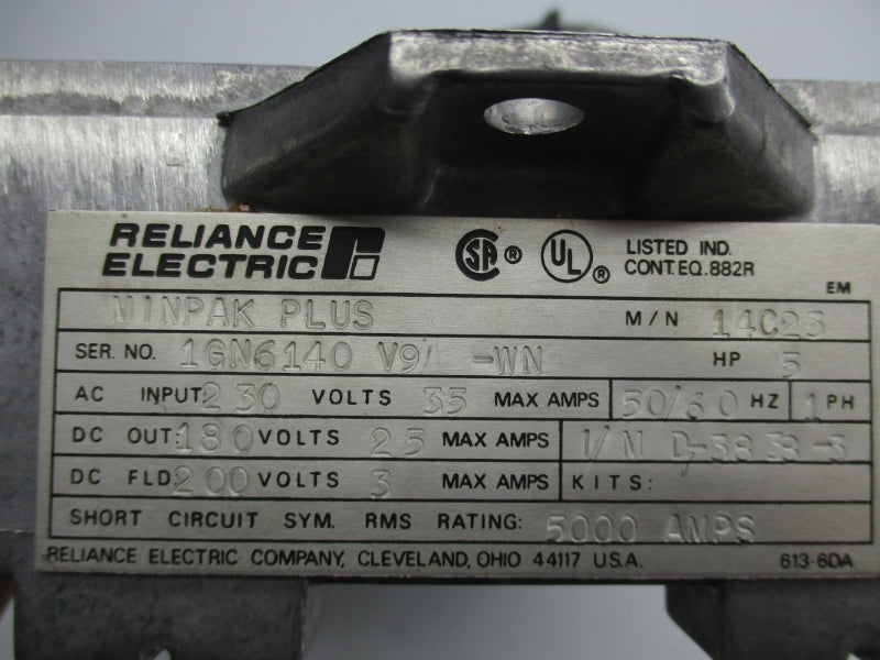 RELIANCE ELECTRIC 14C23 230VAC 35A (AS PICTURED) UNMP