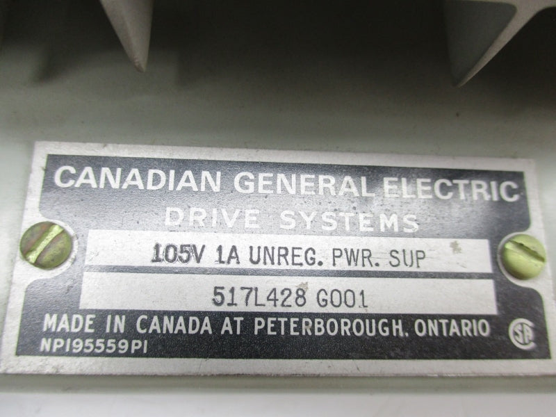 GENERAL ELECTRIC 517L428-G001 105V 1A UNMP