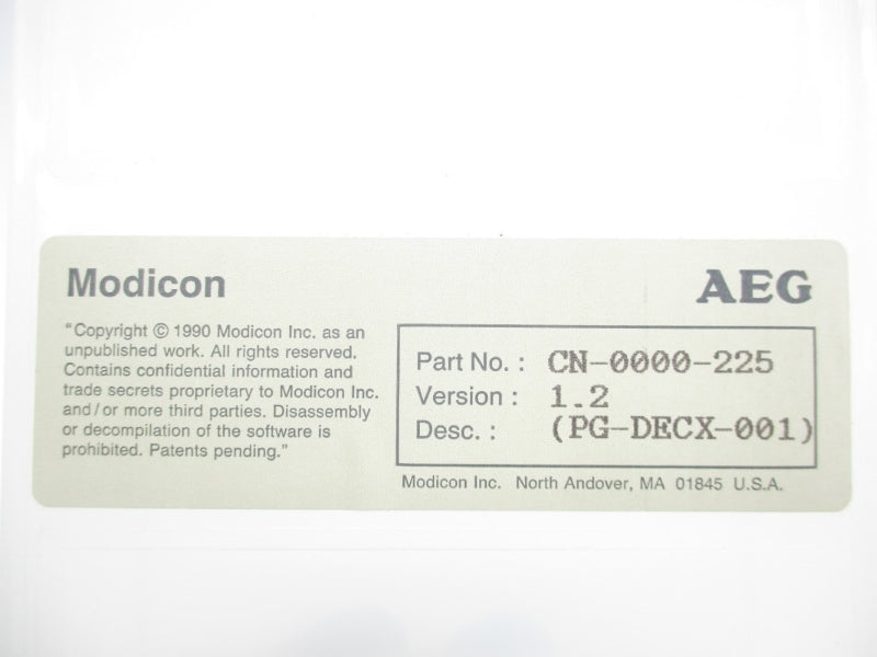 MODICON CN-0000-225 NSMP
