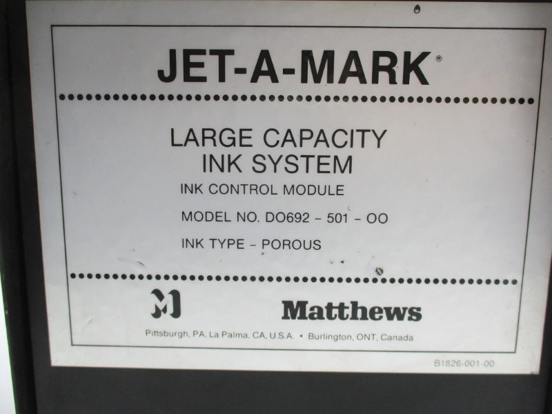 MATTHEWS DO692-501-00 150PSI UNMP