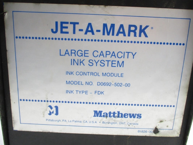 MATTHEWS D0692-502-00 UNMP