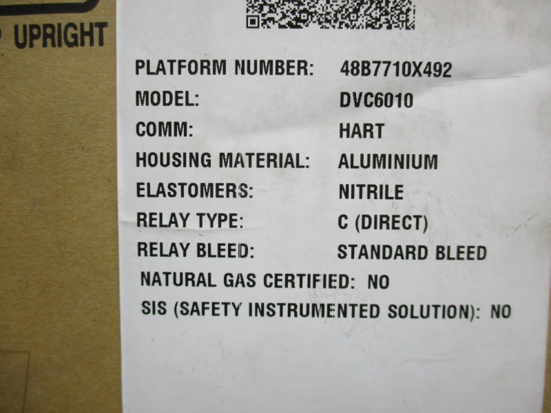 FISHER DVC6010 48B7710X492 NSMP