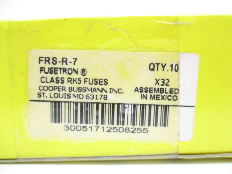 BUSSMANN FRS-R-7 600VAC 7A (PKG OF 10) NSMP