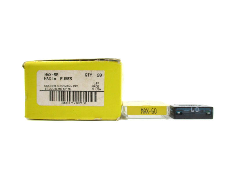 BUSSMANN MAX-60 32V 60A (PKG OF 20) NSMP